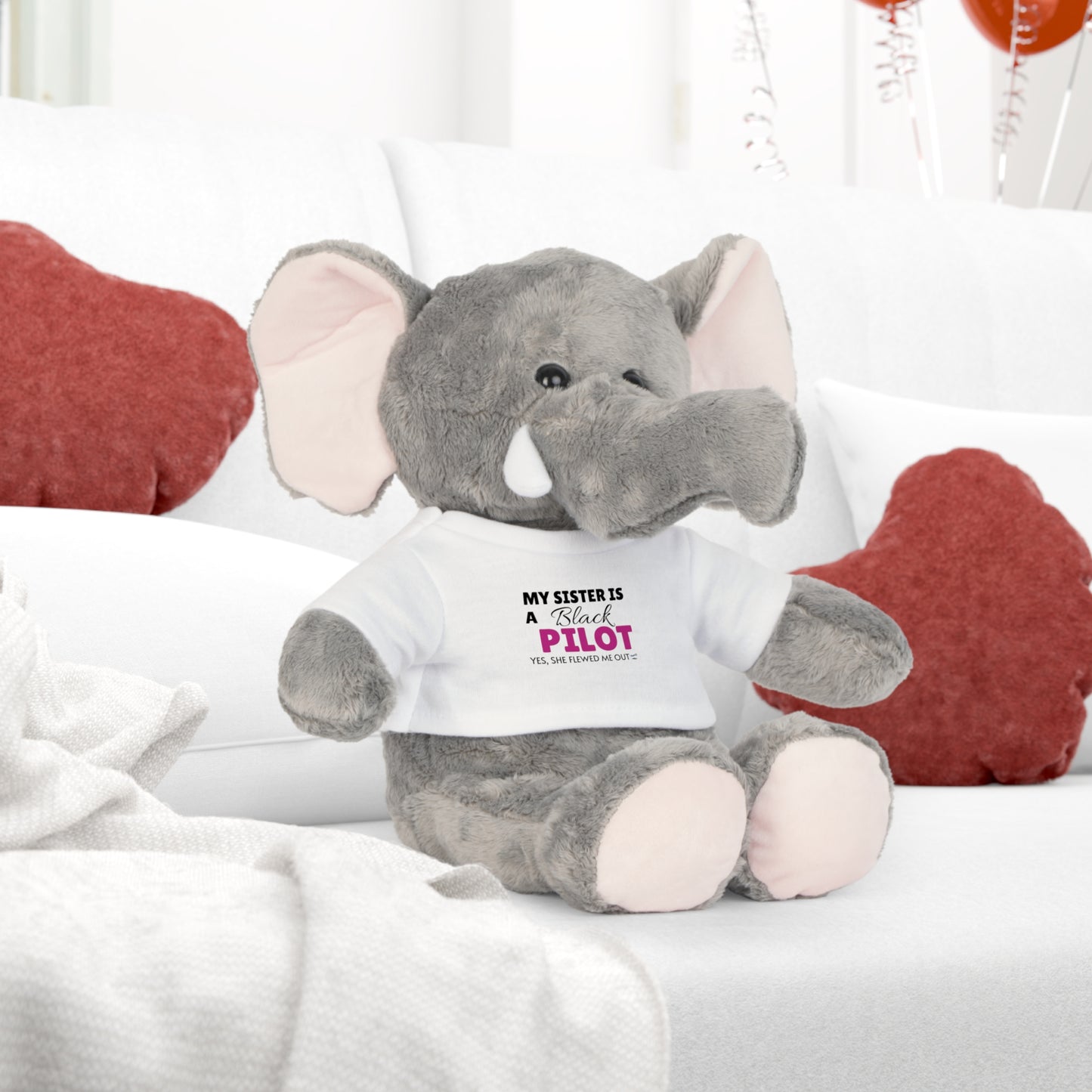 Pilot Plush Toy with Tee