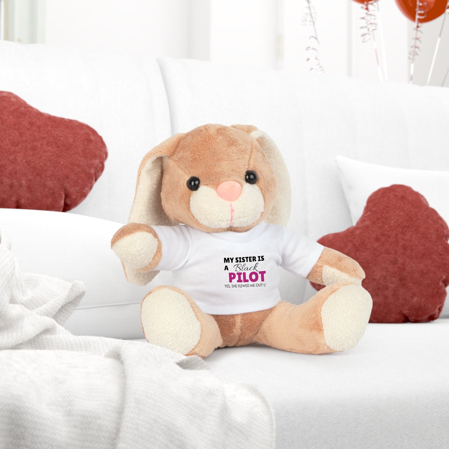 Pilot Plush Toy with Tee